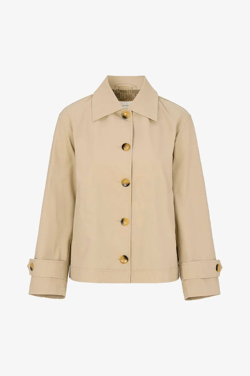 Newhouse Jakke i twill Ida - Beige