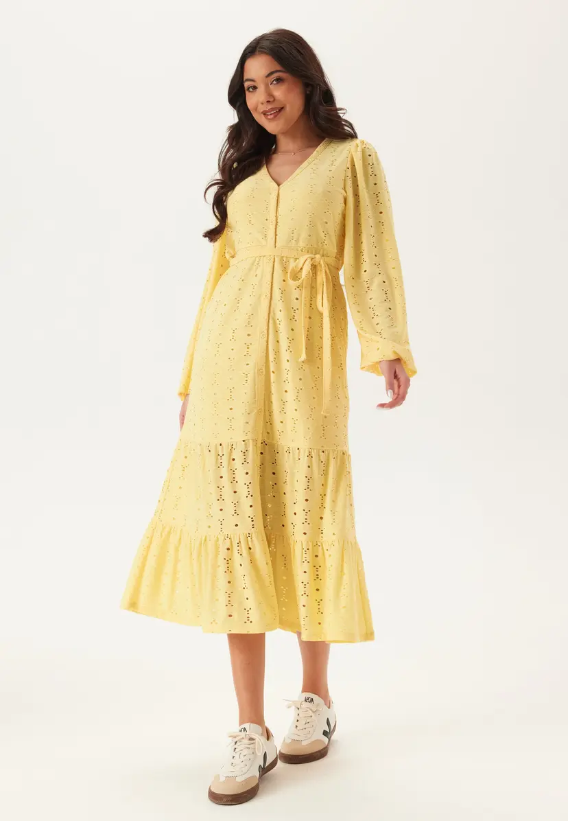 Happy Holly Soft Broderie Anglaise Dress