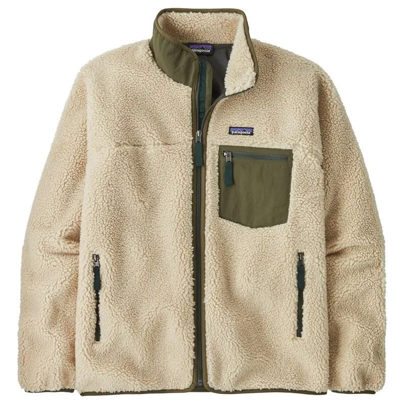 Patagonia Patagonia M's Classic Retro-X Jkt Dark Natural W/Basin Green