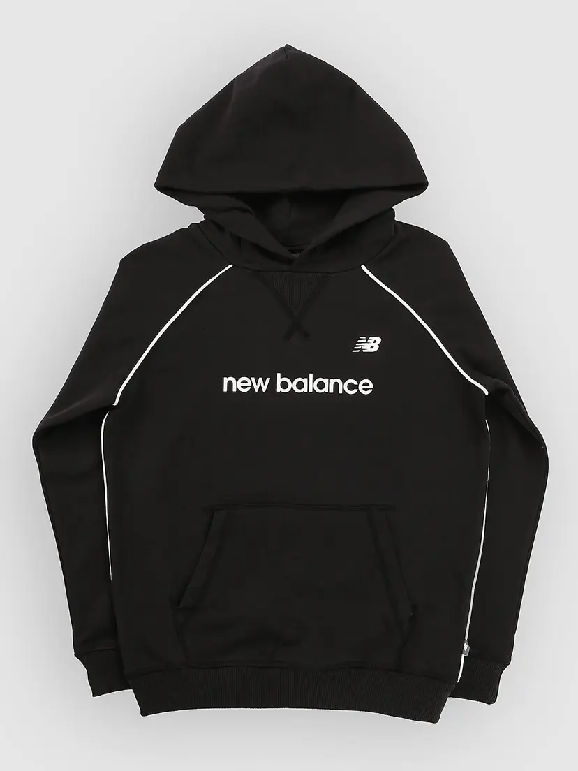 New Balance New Balance Linear Team Graphic Ft Kids Hettegenser svart