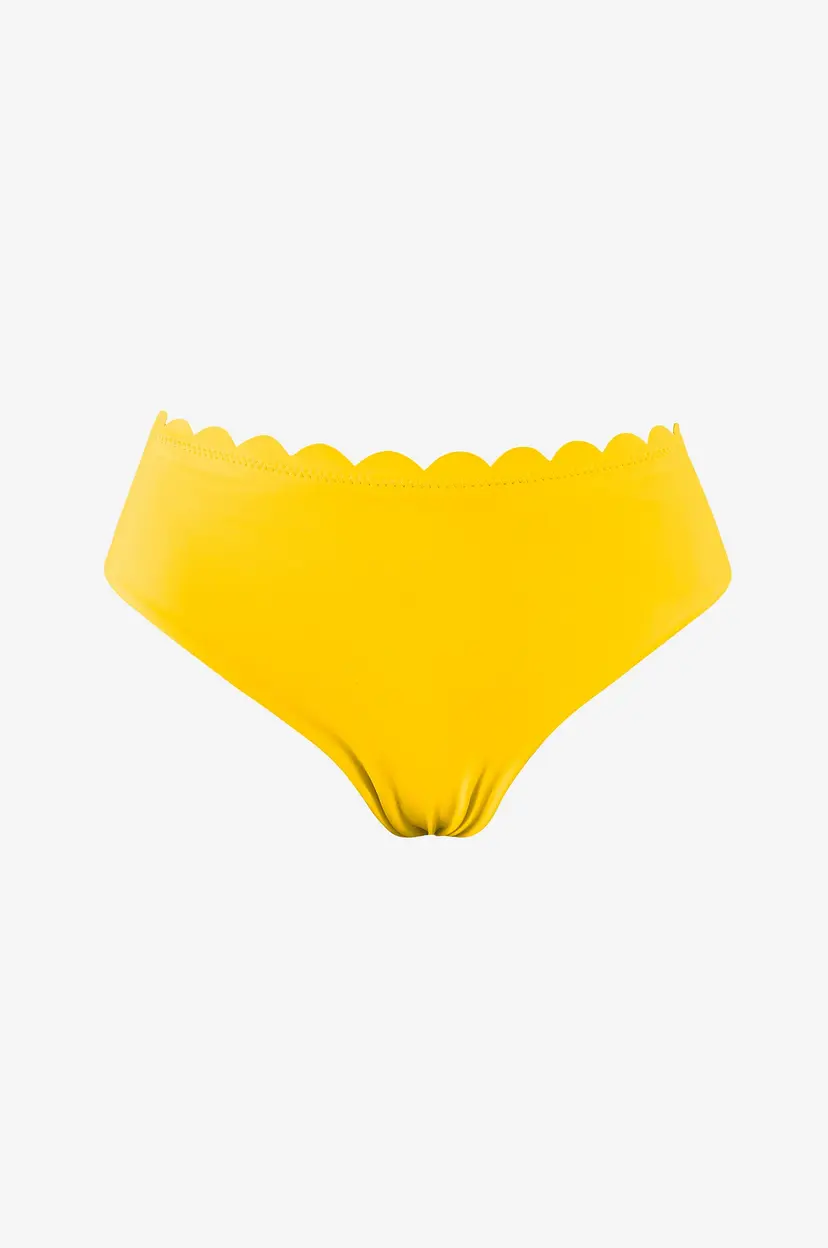 KAANDA Beach life Bikinitruse New Venus Scallop Mid Rise Bottom - Gul
