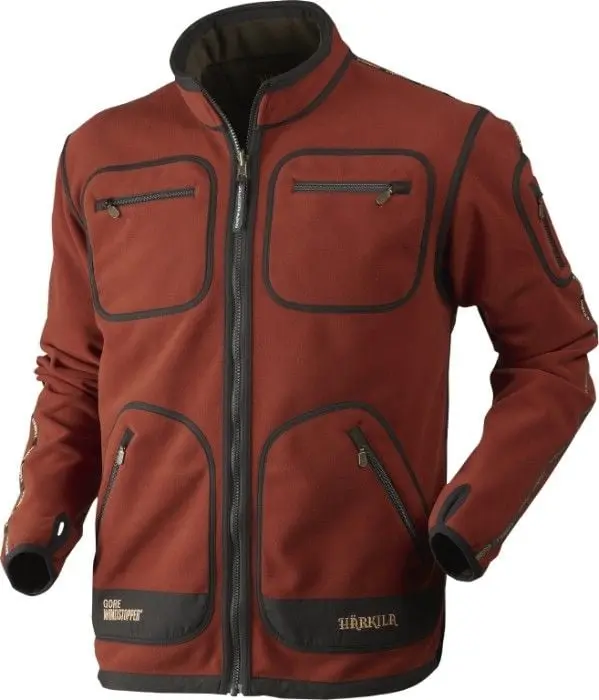 Härkila Härkila Kamko Windstopper Fleece Jacket Burnt Orange/Shadow Brown