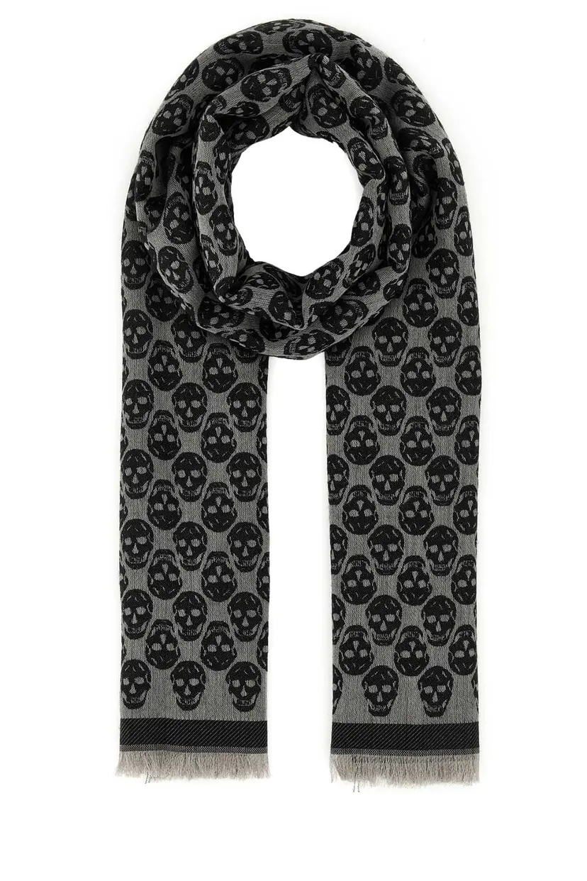 Alexander McQueen Alexander McQueen Skjerf – Grå