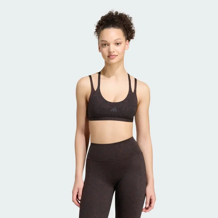 Adidas Optime Workout Snake Strappy Light Support Bra