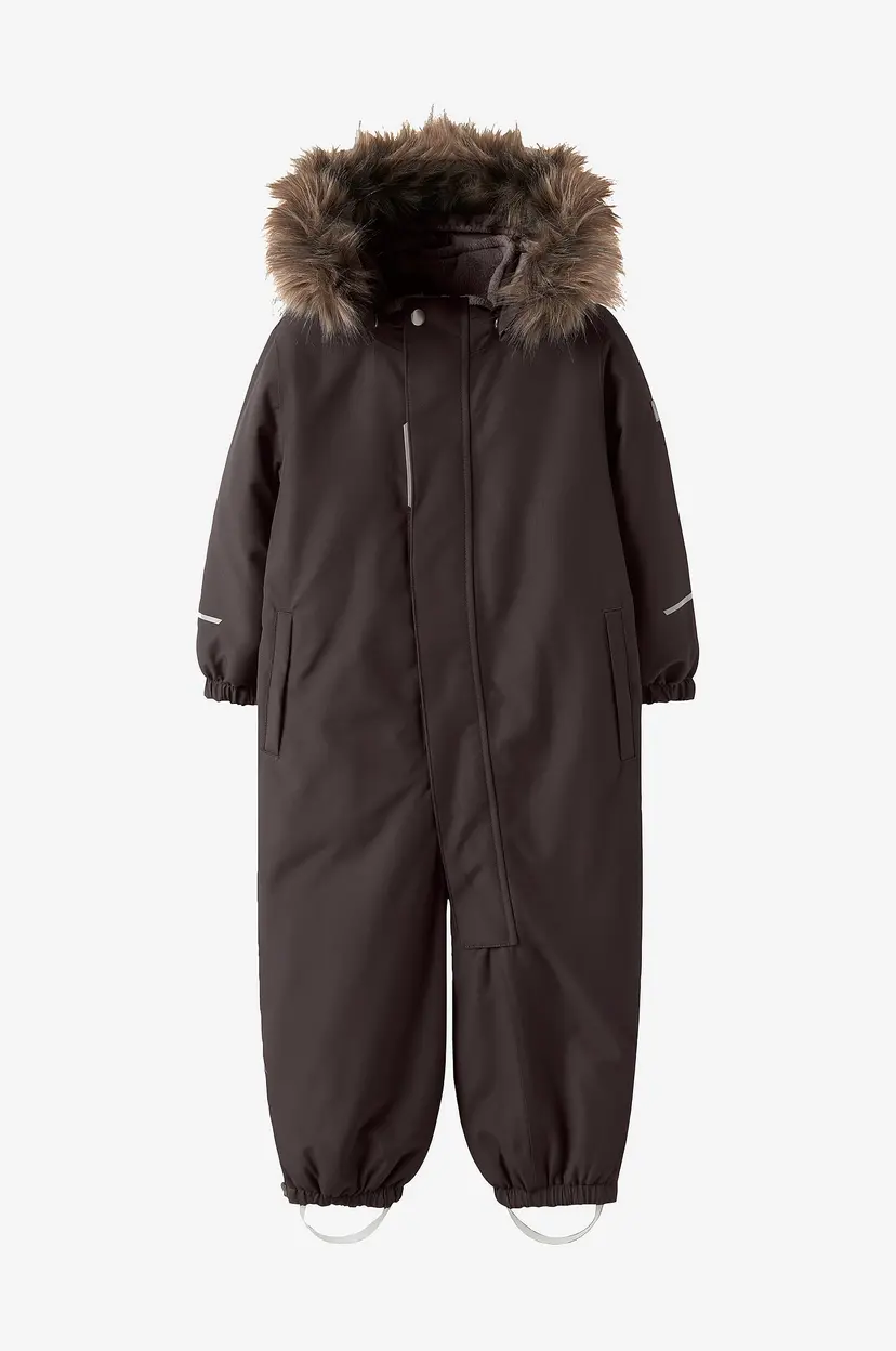 NAME IT Vinter-overall nmnSnow10 Suit Solid FO - Brun