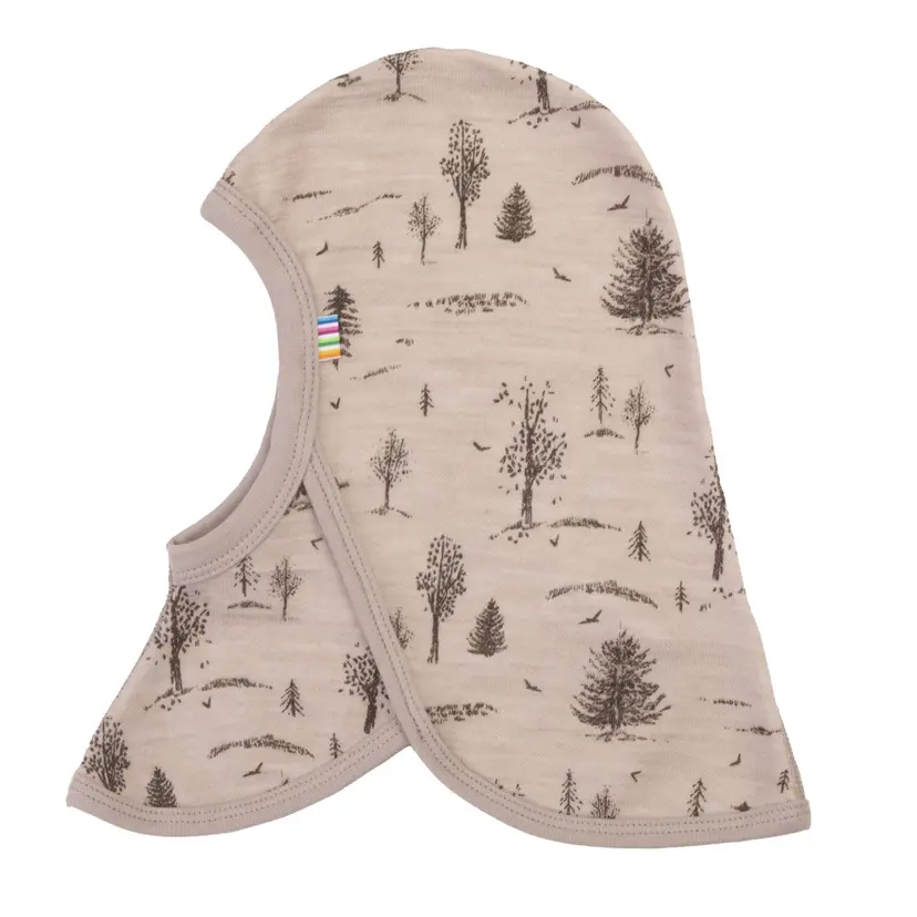 Joha Balaclava i ull/bambus «Forest» Beige