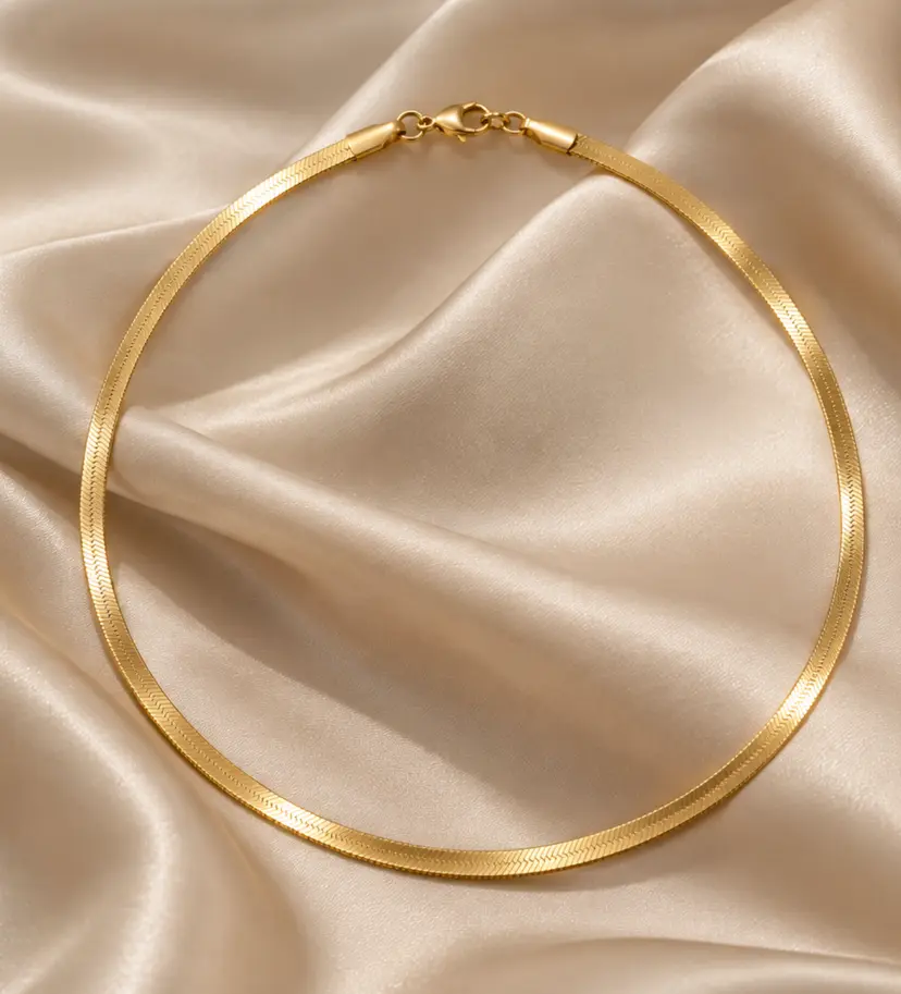 Aiyanna Snake Necklace - Gold