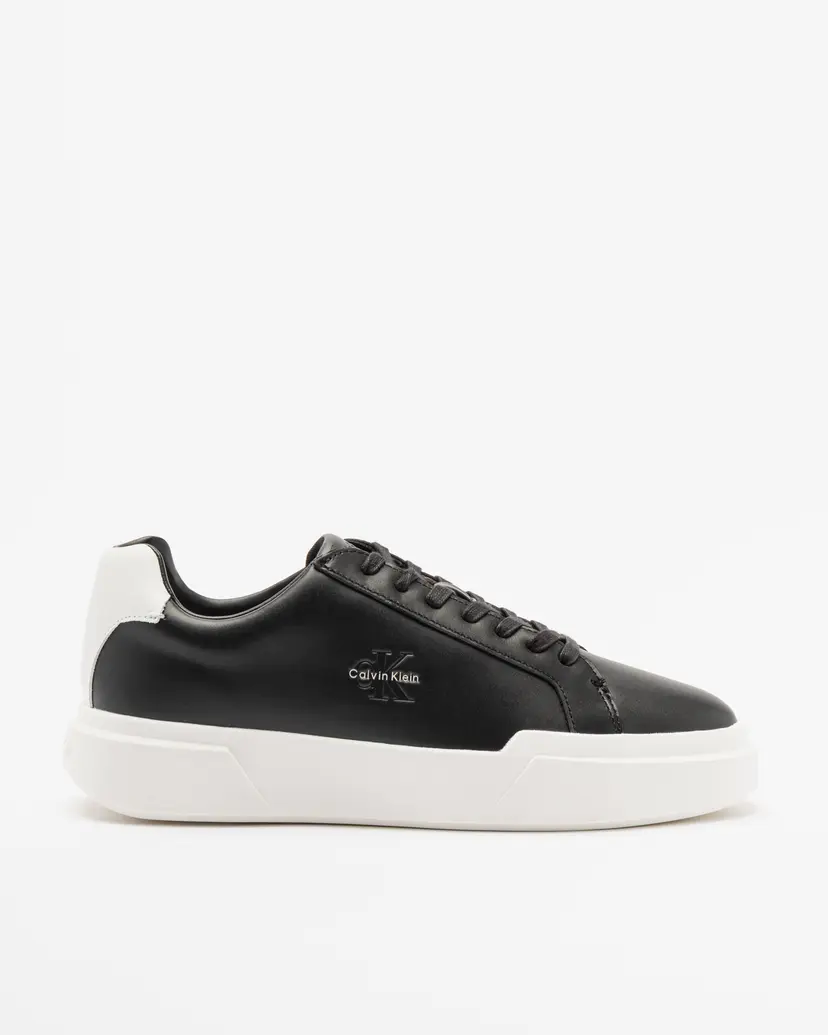 Calvin Klein Calvin Klein Chunky Cupsole Lace Up Lth Black Sneakers