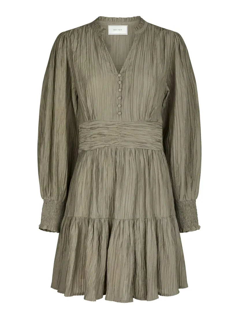 Neo Noir Malti Crepe Dress
