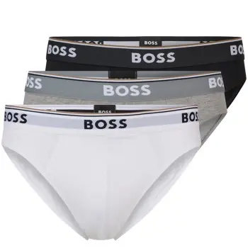 BOSS BOSS 3P Power Brief Svart/Hvit bomull XX-Large Herre