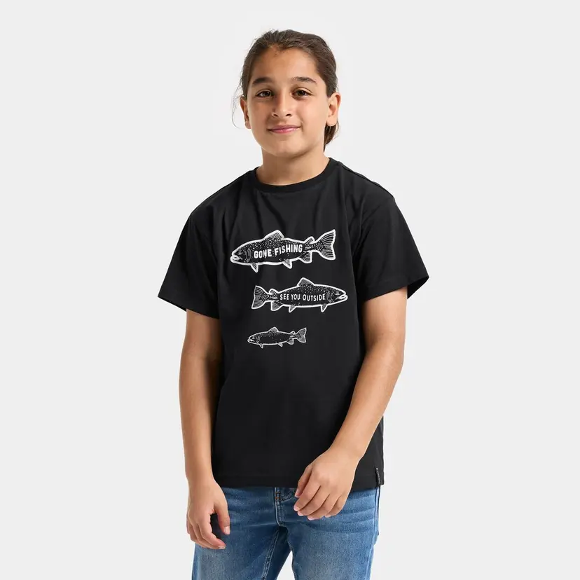 Didriksons Mynta Kids' Logo T-shirt Explore