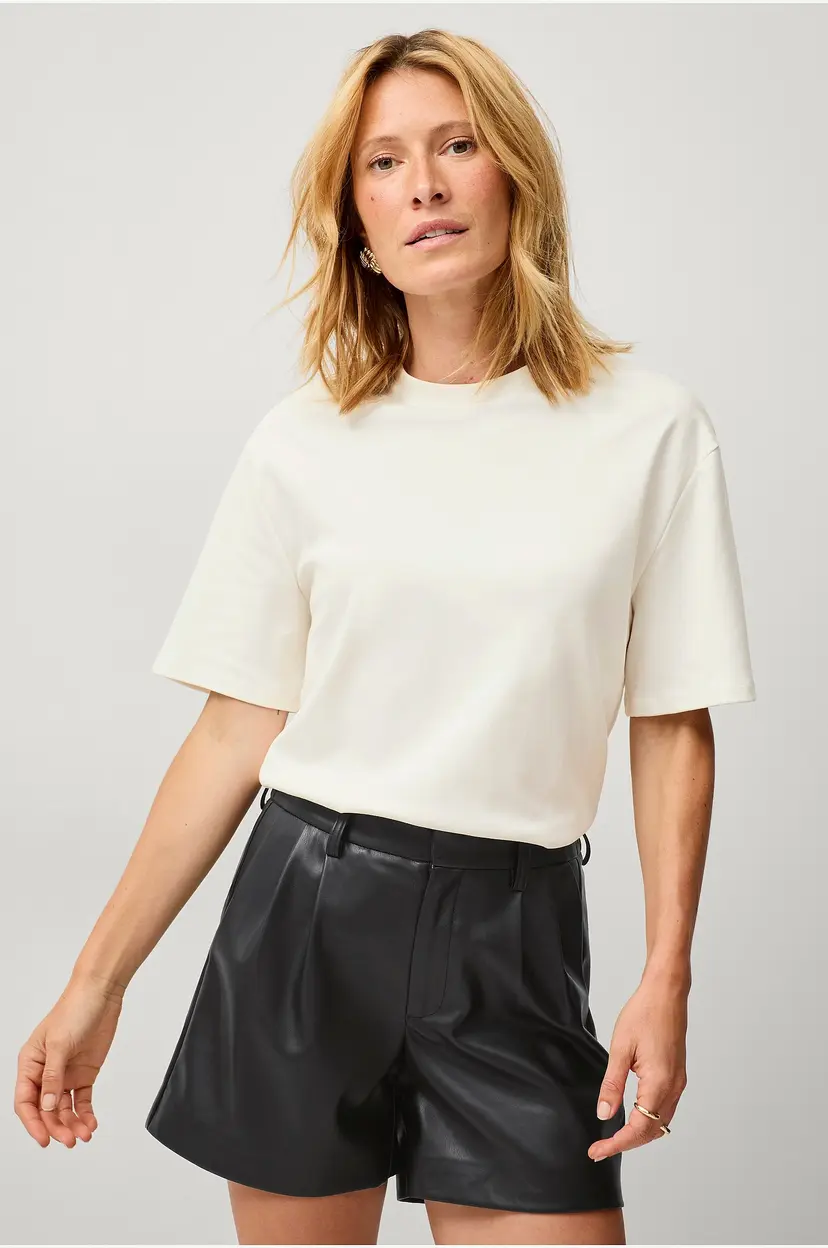 Ellos Collection Shorts i skinnimitasjon - Svart