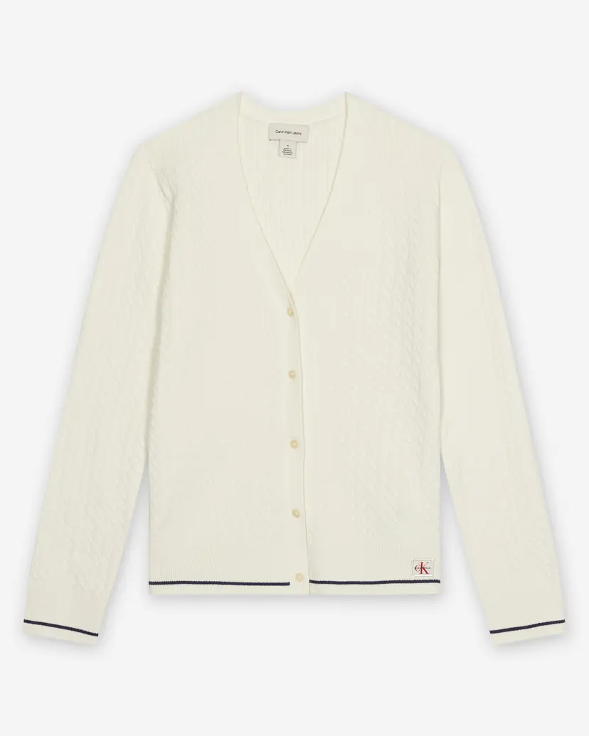 Calvin Klein Jeans Calvin Klein Jeans LV047F322G Beige Knitted coat