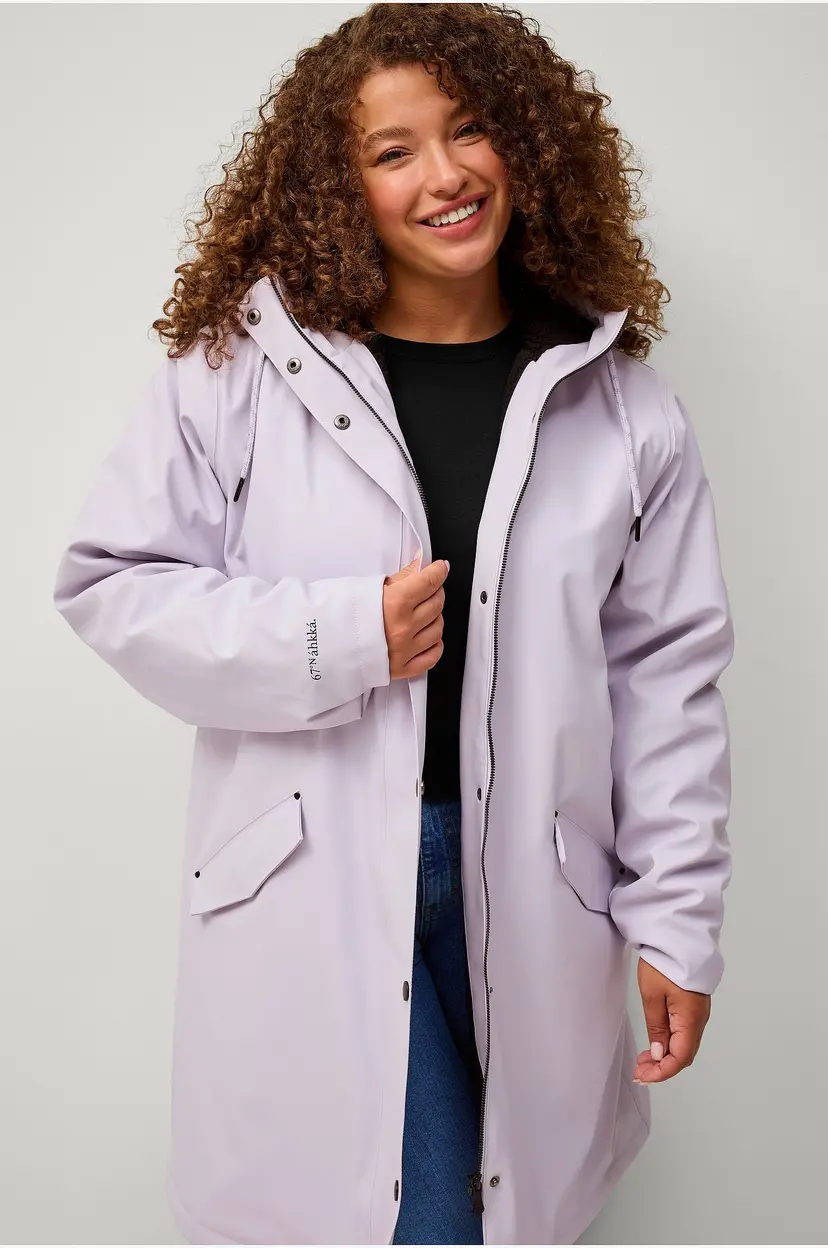 Áhkká Regnparkas Padded PU W - Lilla
