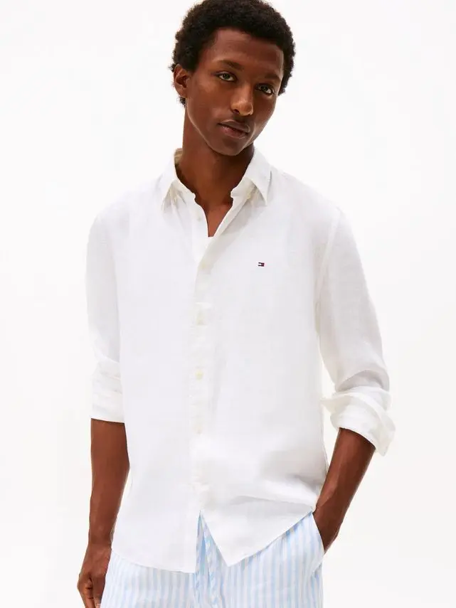 Tommy Hilfiger PIGMENT DYED LI SOLID RF SHIRT