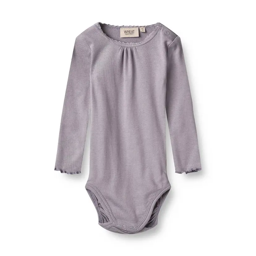 Wheat Wheat Rib Body Lotta Lavender (68 / 6 mnd)