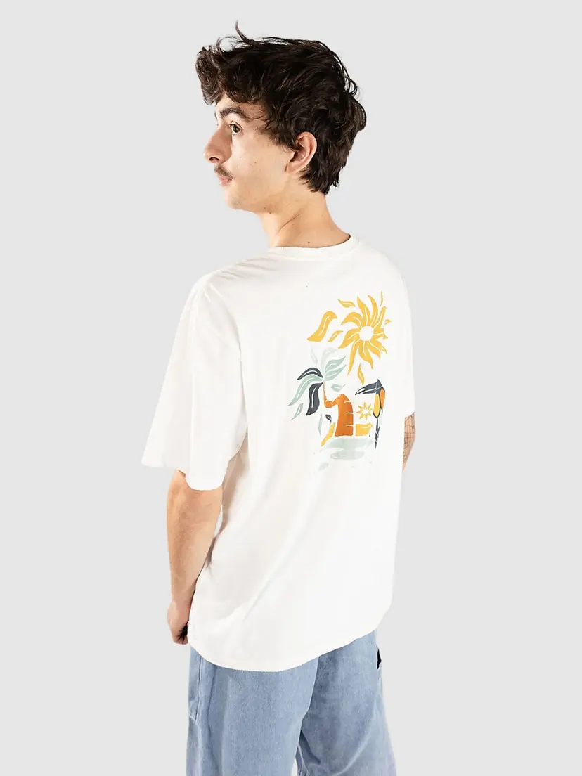 Hurley Hurley Youcan Tucan T-skjorte hvit