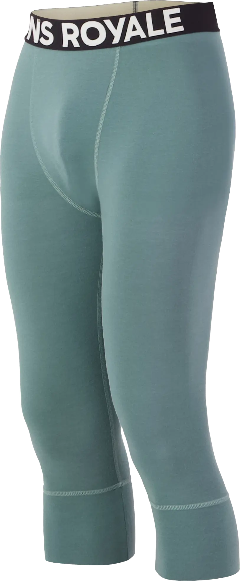 Mons Royale Mons Royale Men´s Cascade Merino Base Layer 3/4 Legging Burnt Sage