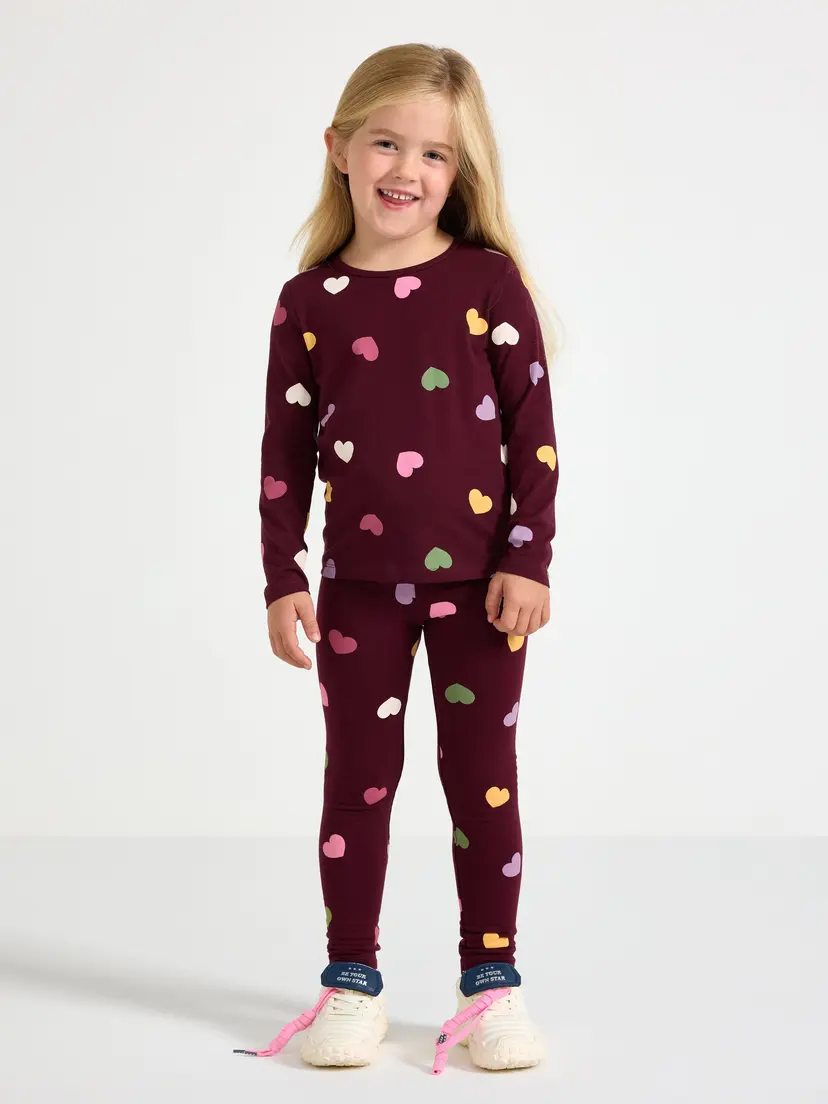 Lindex 2-pakning leggings med fôret innside