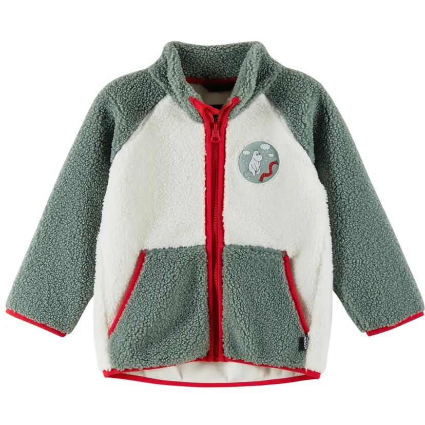 Reima Reima Fleece Sweater Moomin Kramgo Stone Green
