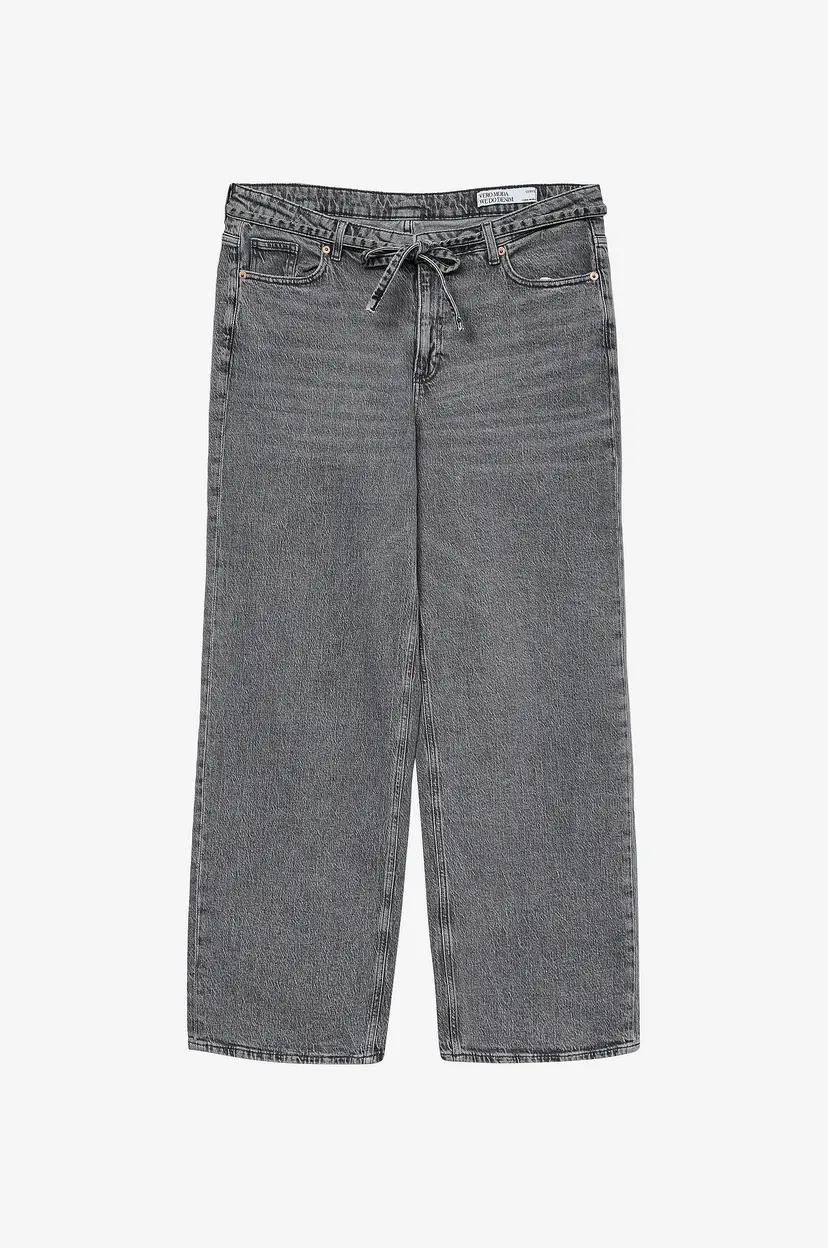 Vero Moda Curve Jeans vmcTessa HR Wide Belt Jeans Ra206 - Grå