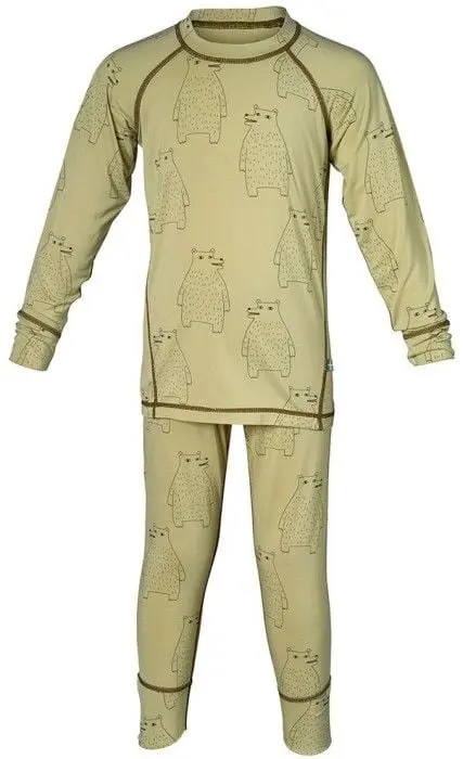 Isbjörn Isbjörn Polarbear Set Baselayer Kids Forest Dew