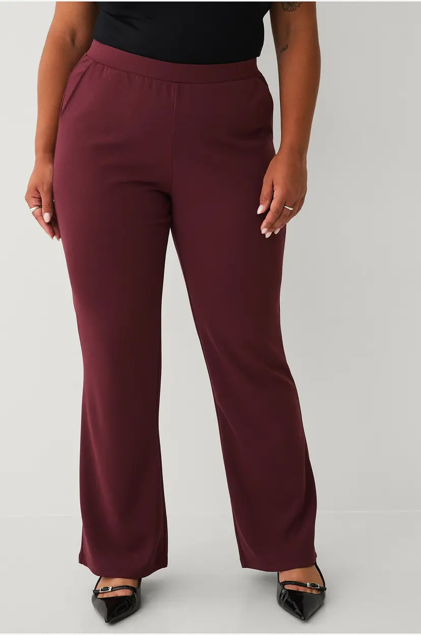 Ellos Plus collection Leggings med bootcut - Brun