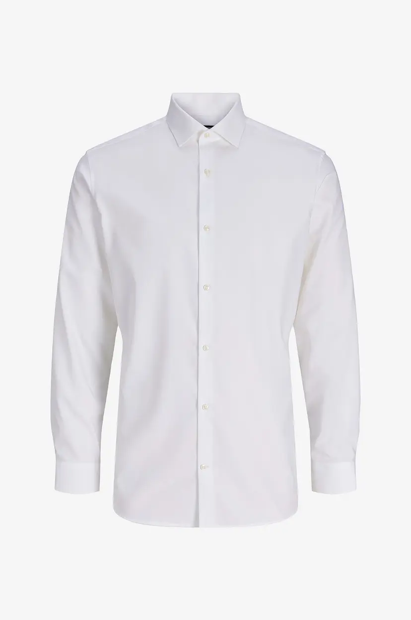 Jack & Jones Skjorte jprBlaparker Comfort Shirt L/S - Hvit