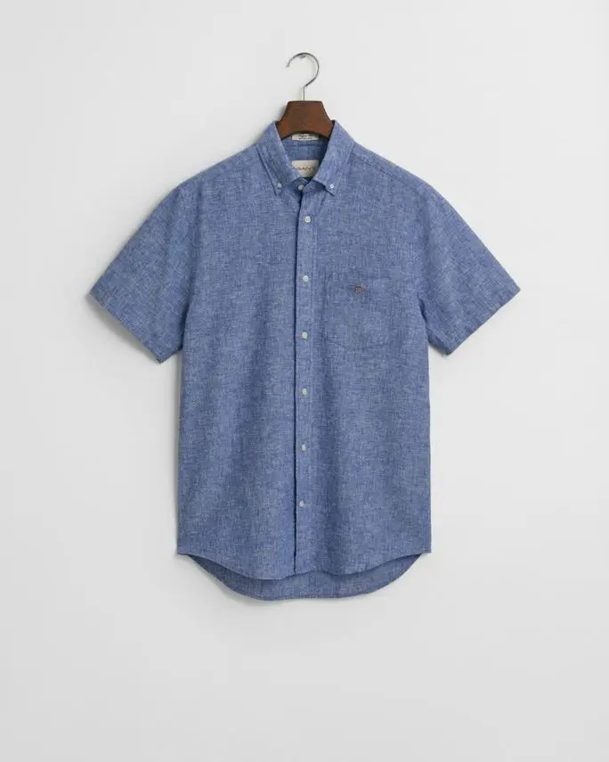 Gant REG COTTON LINEN SS SHIRT