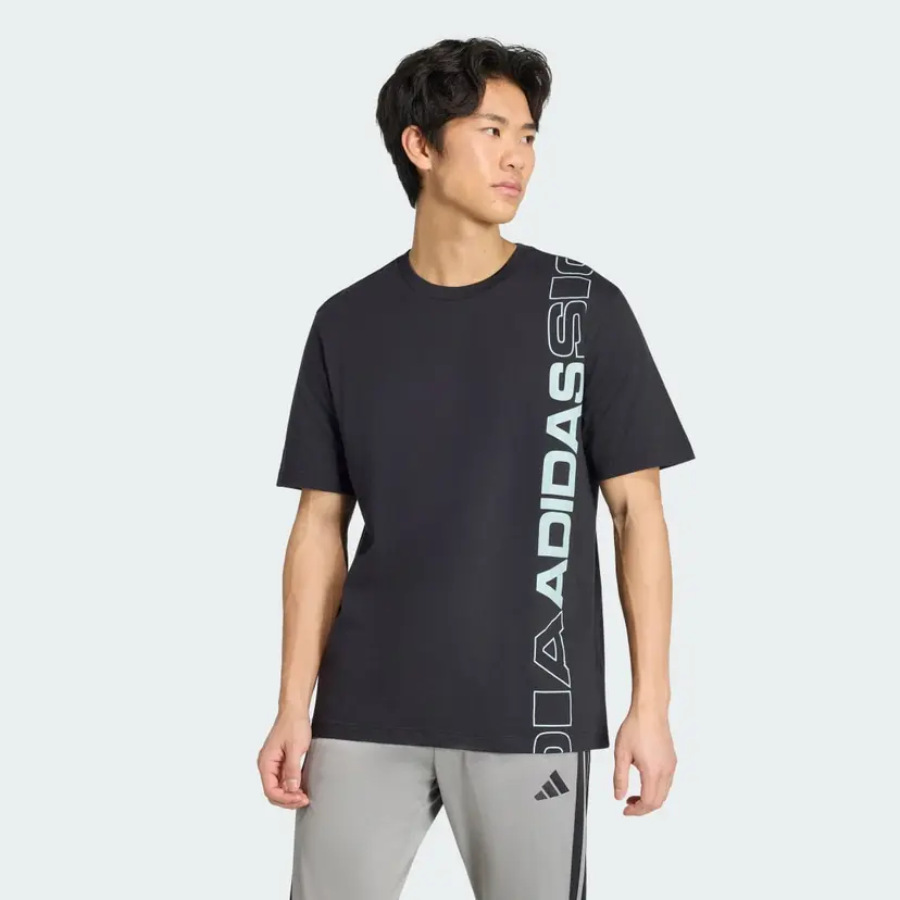 Adidas VERTICAL LINEAR LOGO GRAPHIC T-SHIRT