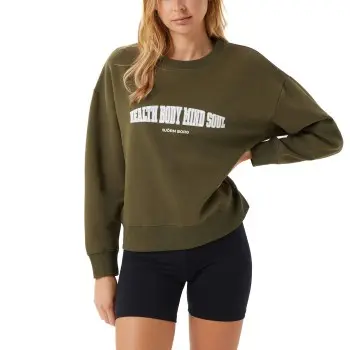 Björn Borg Björn Borg Ace Boyfriend Crew Grønn Small Dame
