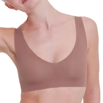 Sloggi Sloggi BH ZERO Feel 2 0 Bralette Brun X-Small Dame