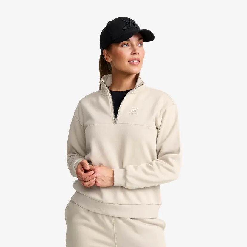 RevolutionRace RVRC Half-zip Sweater Dame Peyote