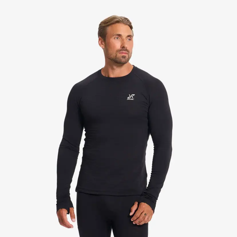 RevolutionRace Tour Thermal Base Layer Top Herre Black