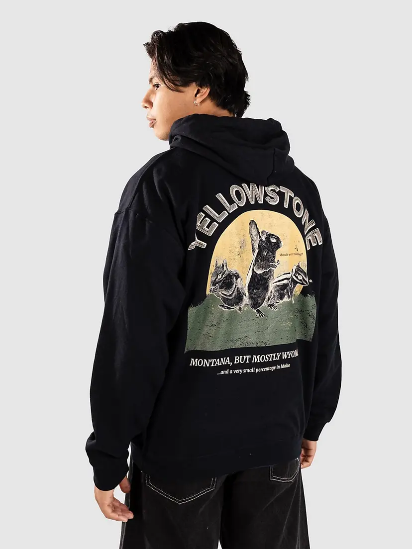 Dravus Dravus Yellowstone Hettegenser svart