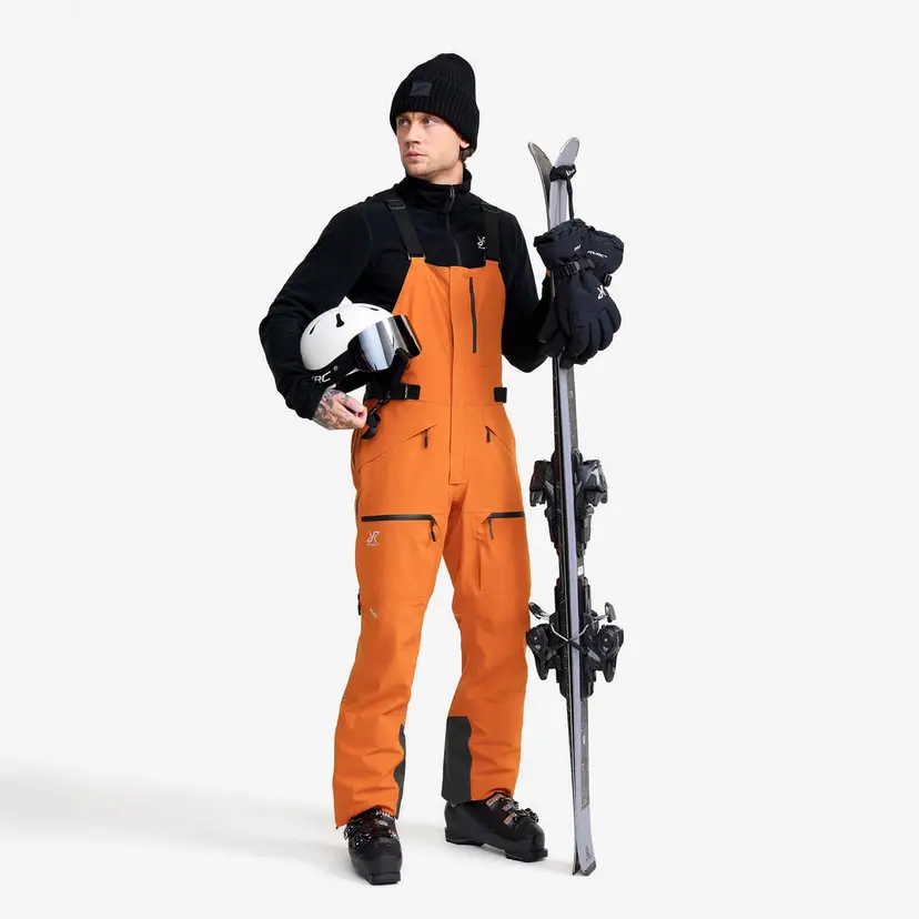 RevolutionRace Atlas 3L Ski Bib Pants Herre Hawaiian Sunset