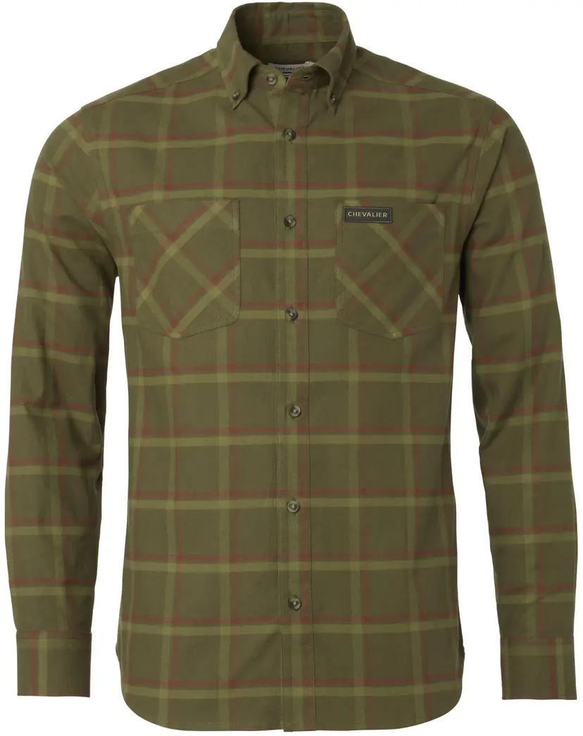 Chevalier Chevalier Willow Flannel Shirt Men Rowan Green Checked