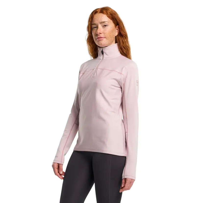 Tenson Tenson W's Txlite Base Half Zip Light Pink