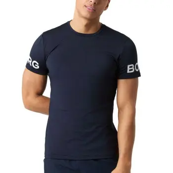 Björn Borg Björn Borg Performance Tee Mørkblå polyester X-Large Herre