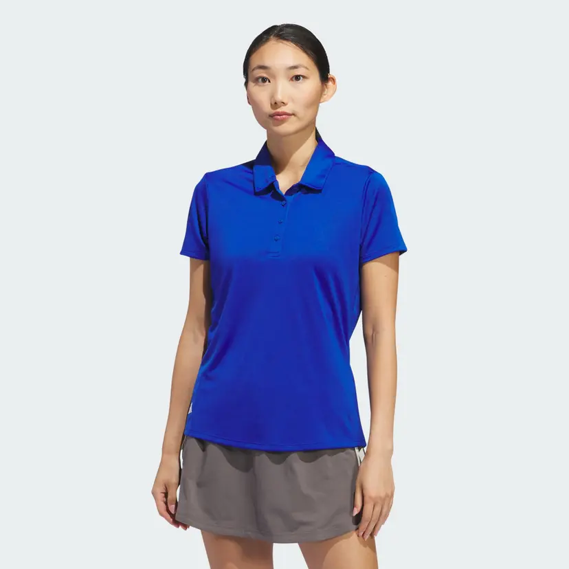 Adidas Women's Solid Performance Short Sleeve Poloskjorte