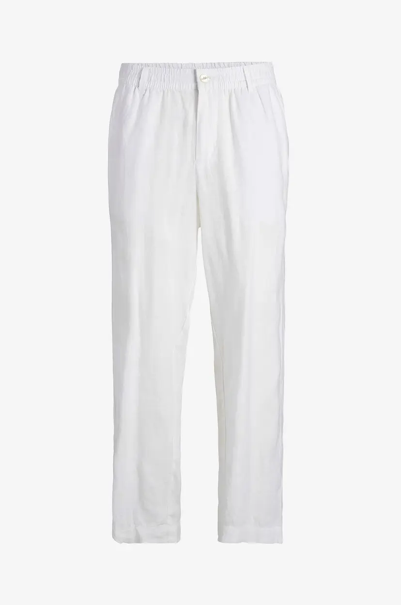 Jack & Jones Chinos jpstKarl jjLawrence Linen Chino SN - Hvit