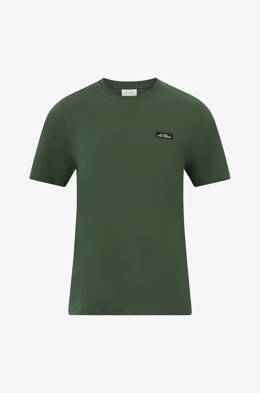 Les Deux T-skjorte Patch T-shirt - Grønn