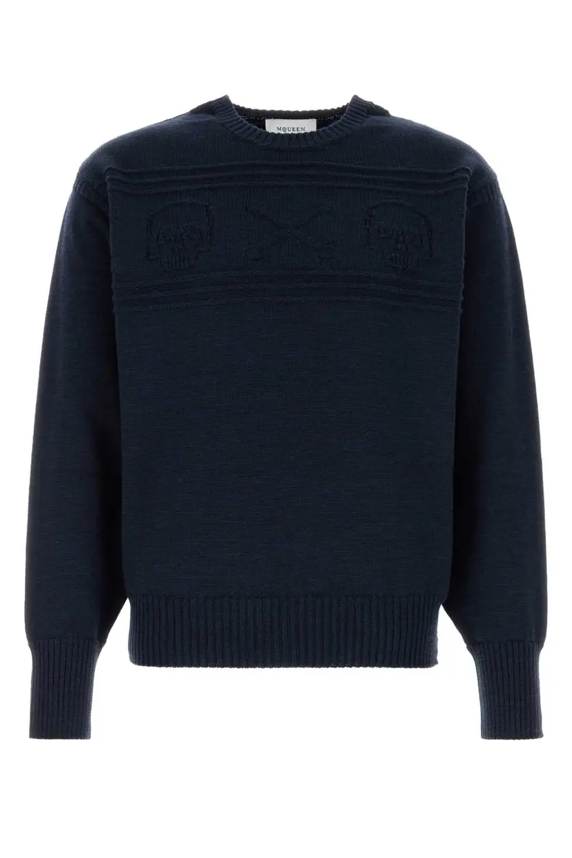 Alexander McQueen Alexander McQueen Strikkegensere – Blå