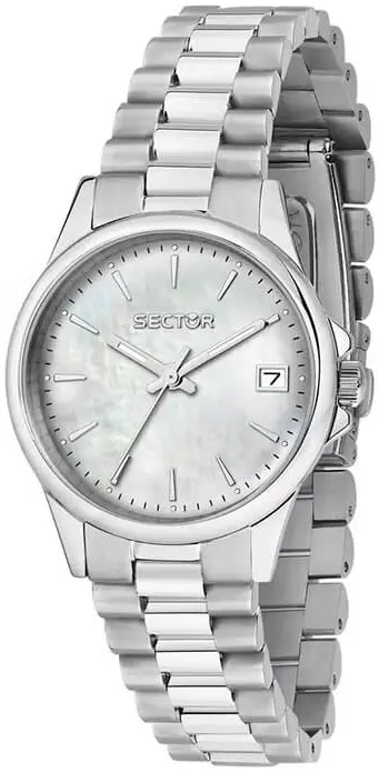 Sector Sector 230 Dameklokke R3253161541 Sølvfarget/Stål Ø32 mm