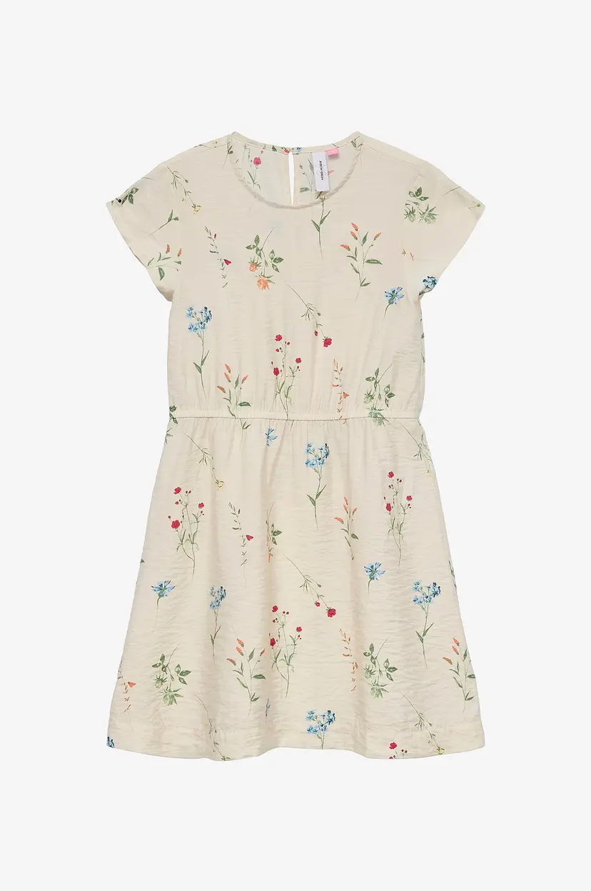 Vero Moda Girl Kjole vmJosie SS Dress Wvn Girl - Beige