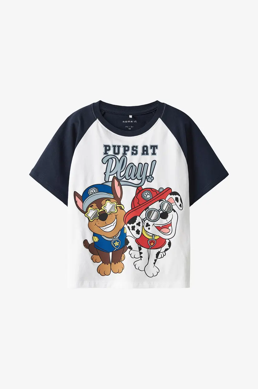 NAME IT T-skjorte nmmMulin Pawpatrol Nreg SS Top Cplg - Hvit