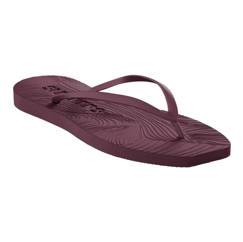 Sleepers Tapered Flip Flop - Burgundy
