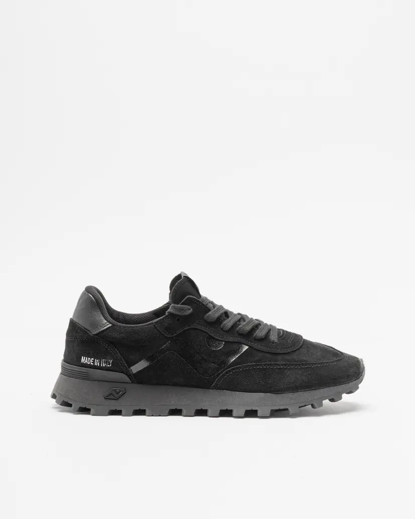 No Map Society Nomad Society Veloce Deluxe Black Sneakers
