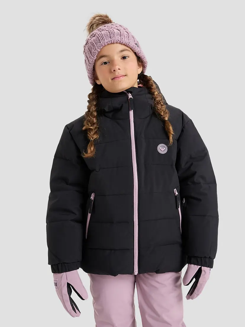 Roxy Roxy Snowyhill Puffy Kids Jakke svart