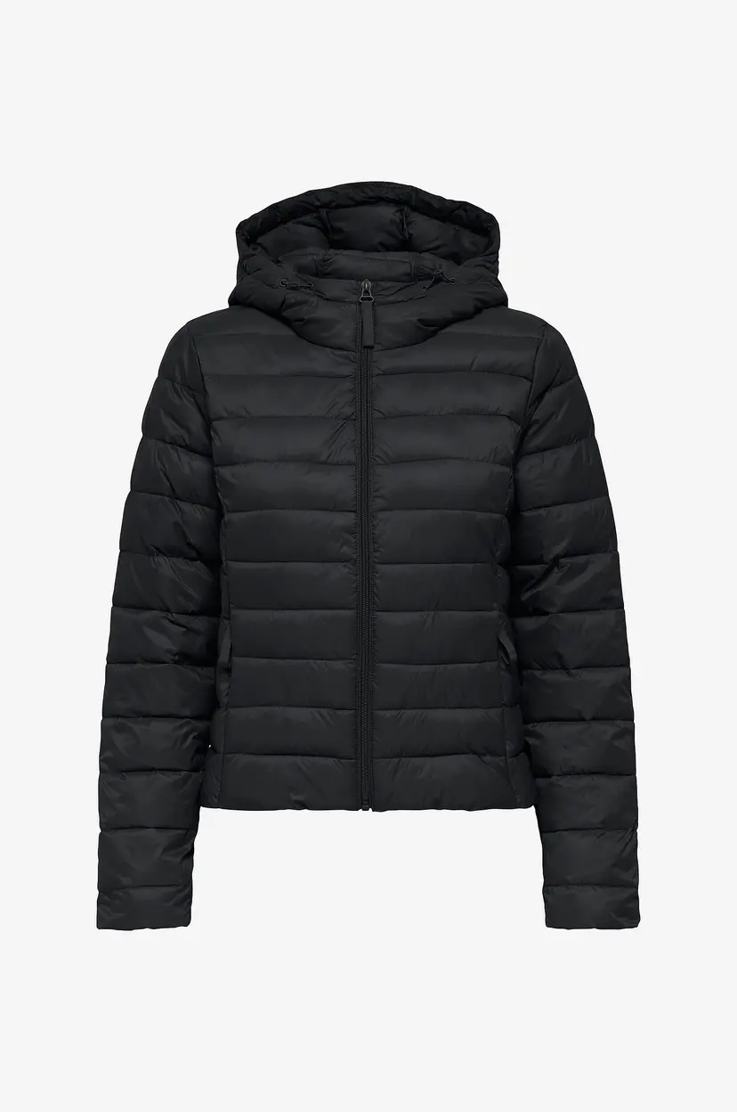 ONLY Jakke onlTahia LW Quilted Hood Jacket - Svart